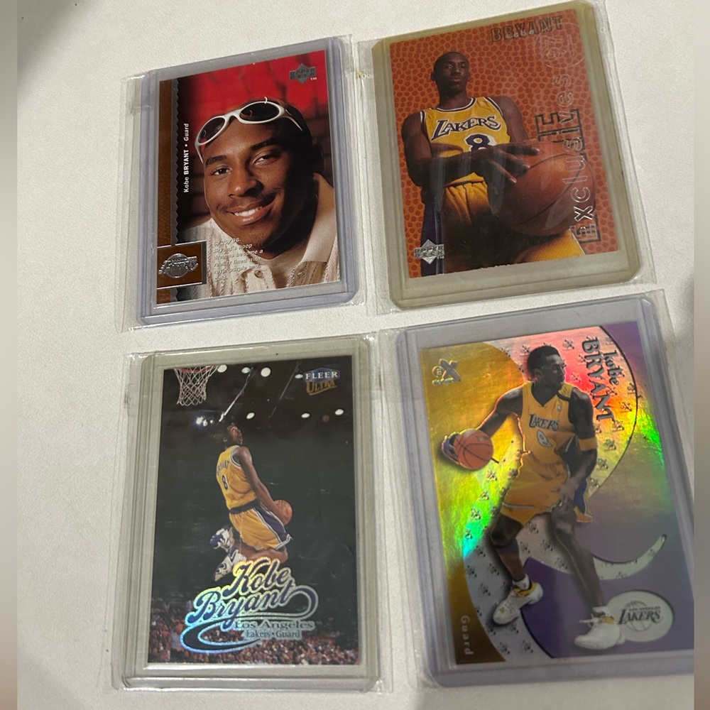 Kobe Bryant Trading Cards. Rookie cards.